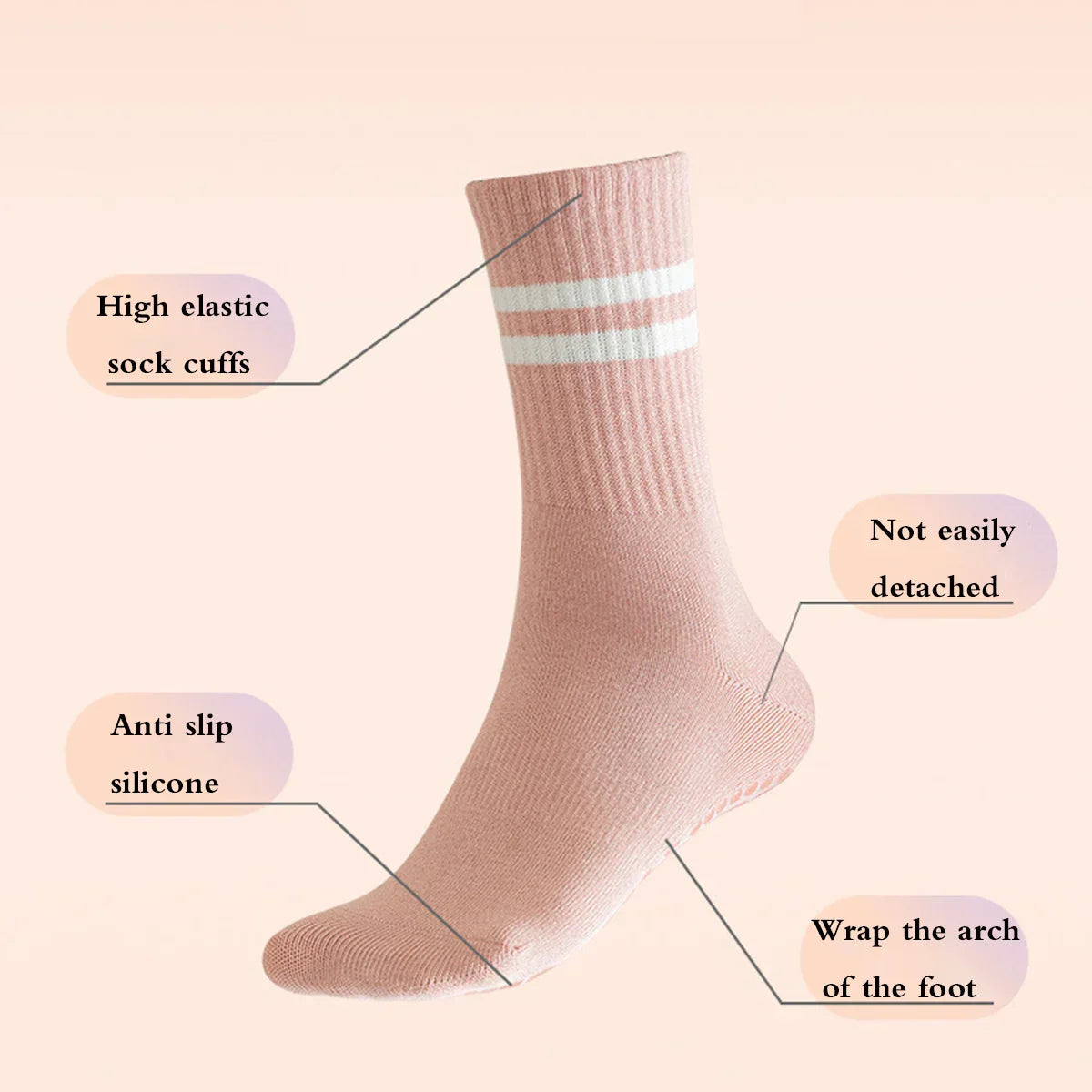 ARIES Non Slip Pilates Socks