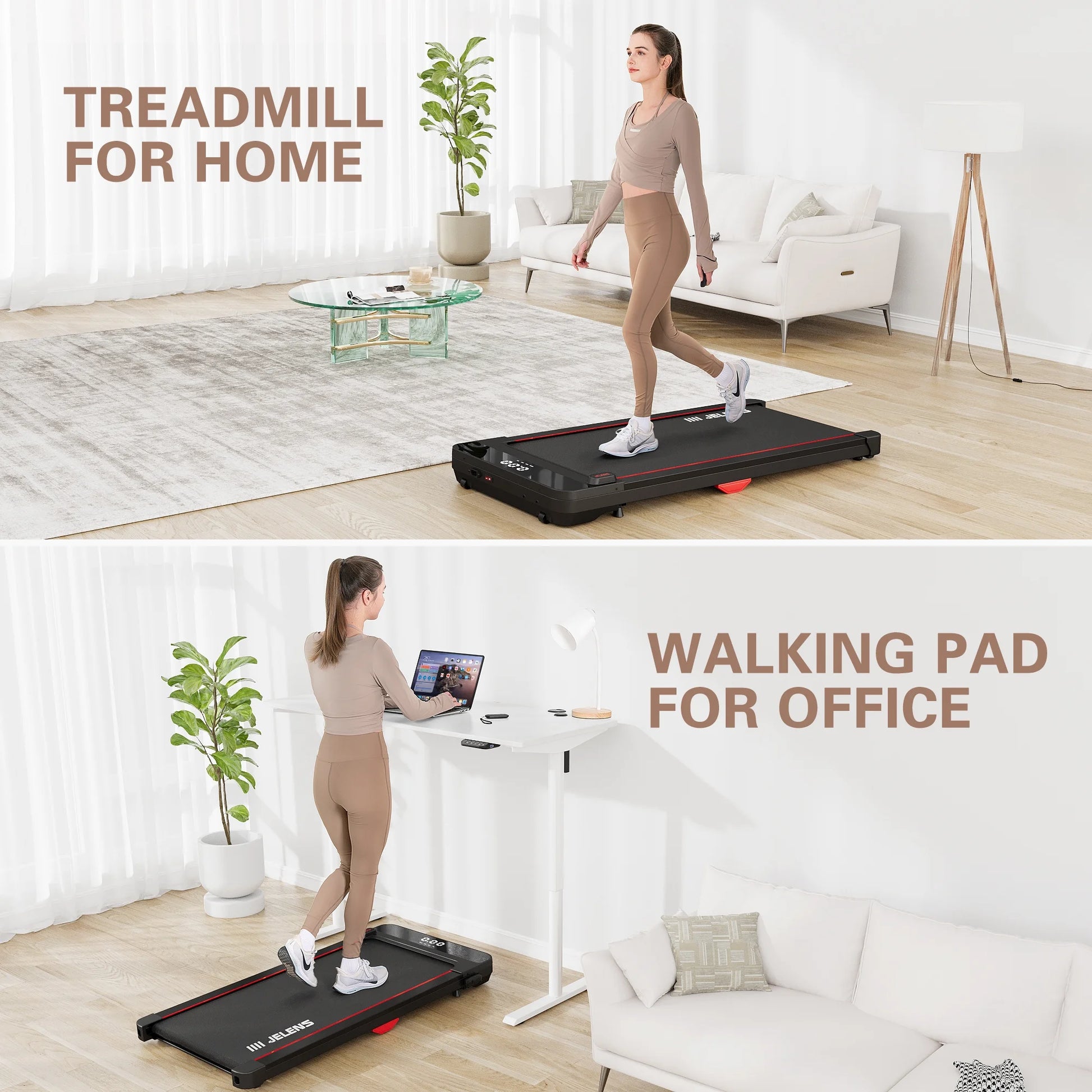 Walking Pad, Walking Jogging Machine with Remote Control